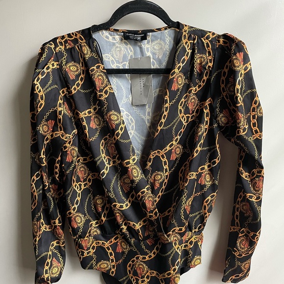 Zara chain reaction print bodysuit - Picture 2 of 3